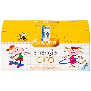 Dung dịch Bouna Energia Oro hỗ trợ bồi bổ sức khỏe, giúp tăng cường thể lực (10 lọ x 10ml)