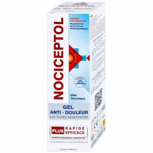 Gel bôi ngoài da Nociceptol Gel Anti-Douleur Polidis giảm đau, nhức, mỏi cơ (120ml)