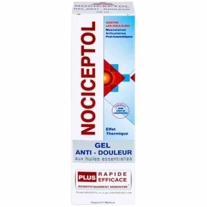 Gel bôi ngoài da Nociceptol Gel Anti-Douleur Polidis giảm đau, nhức, mỏi cơ (120ml)