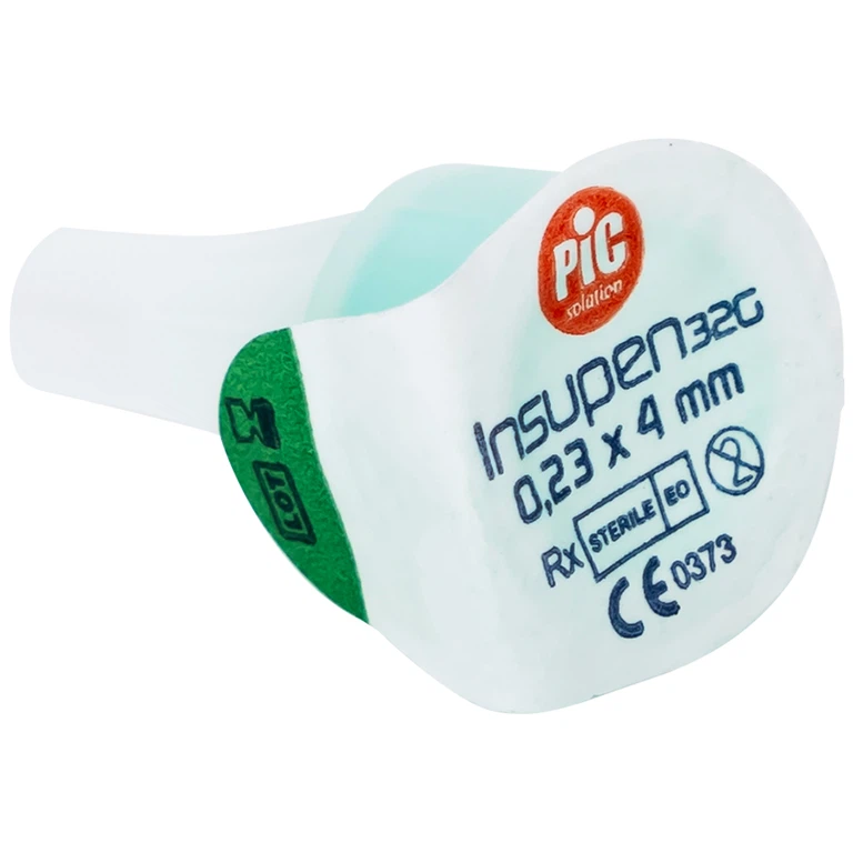 Đầu kim tiêm tiểu đường PIC Insupen Original dùng để gắn vào đầu bút tiêm insulin (100 Cái)