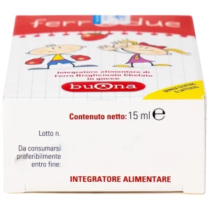 Dung dịch Ferrodue 15ml Buona bổ sung sắt cho cơ thể, giảm nguy cơ thiếu máu