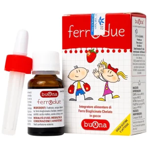 Dung dịch Ferrodue 15ml Buona bổ sung sắt cho cơ thể, giảm nguy cơ thiếu máu