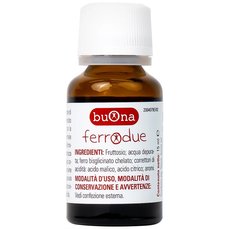 Dung dịch Ferrodue 15ml Buona bổ sung sắt cho cơ thể, giảm nguy cơ thiếu máu