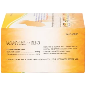 Bột uống Babytrim - New Pharbaco điều trị nhiễm khuẩn (10 gói x 1.5g)