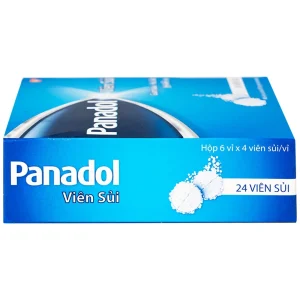 Viên sủi Panadol GSK giảm đau nhẹ và hạ sốt (6 vỉ x 4 viên)