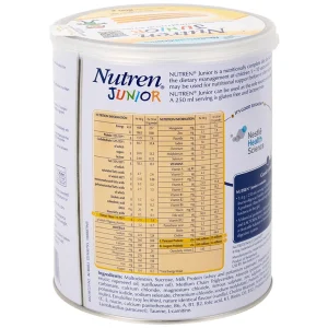 Sữa bột Nutren Junior 800g Nestlé bổ sung hoặc thay thế bữa ăn hàng ngày cho trẻ suy dinh dưỡng