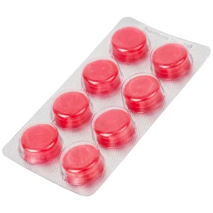 Viên ngậm kháng viêm Difflam vị quả mâm xôi Unique Pharma hỗ trợ điều trị viêm amidan, đau họng (1 vỉ x 8 viên)