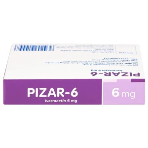 Viên nén Pizar-6 DaViPharm điều trị các bệnh nhiễm giun lươn, giun chỉ (1 vỉ x 4 viên)
