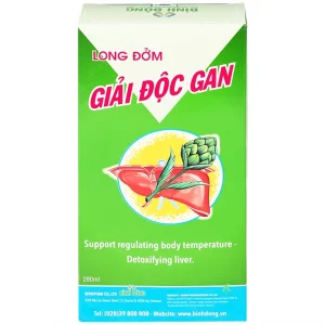 Cao lỏng Long Đởm Giải Độc Gan Bình Đông 280ml hỗ trợ thanh nhiệt, mát gan