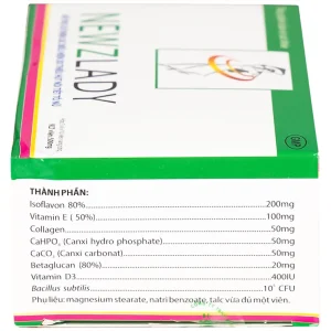 Viên uống Newzlady Davac hỗ trợ tăng cường nội tiết tố nữ (3 vỉ x 10 viên)