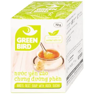 Nước Yến Sào chưng đường phèn Greenbird bồi bổ cơ thể, ngăn ngừa lão hóa (72g)