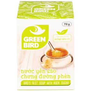 Nước Yến Sào chưng đường phèn Greenbird bồi bổ cơ thể, ngăn ngừa lão hóa (72g)