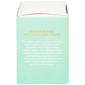 Mật ong gừng và giấm táo Miele 250g hỗ trợ thanh lọc cơ thể, bổ sung lợi khuẩn