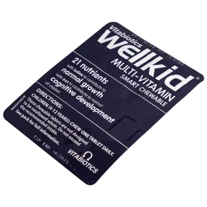 Viên nhai Wellkid multi-vitamin smart chewable 4-12 years Vitabiotics tăng cường sức khỏe (3 vỉ x 10 viên)
