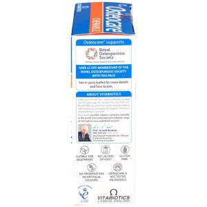 Viên nén nhai Osteocare chewable Vitabiotics hỗ trợ duy trì xương chắc khoẻ (3 vỉ x 10 viên)