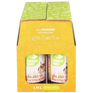 Nước Yến Sào và Đông Trùng Hạ Thảo Greenbird bổ sung dưỡng chất tốt cho sức khỏe (6 chai x 185ml)