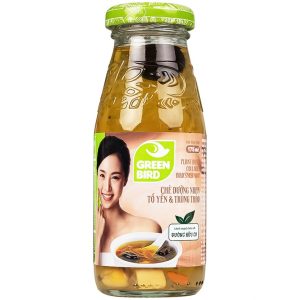 Chè dưỡng nhan tổ yến và trùng thảo Greenbird (6 chai x 175ml)