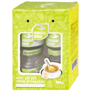 Nước Yến Sào chưng đường phèn Green Bird bồi bổ cơ thể, ngăn ngừa lão hóa (4 hũ x 72g)