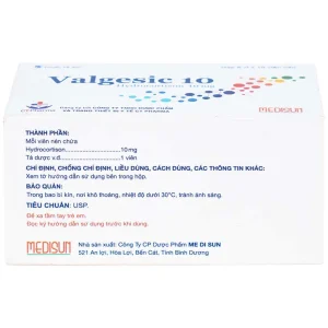Thuốc Valgesic 10 CT Pharma liệu pháp thay thế tăng sản lượng thận ở trẻ (6 vỉ x 10 viên)