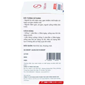 Viên uống giải độc gan Hamogan Tuệ Linh hỗ trợ giảm mỡ máu, mỡ gan (30 viên)