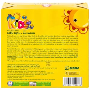 Nước yến sào cao cấp Nunest Kids vị chuối tăng cường sức khoẻ, ăn ngon (6 hũ x 70ml)