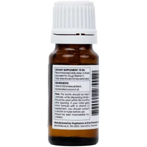 Dung dịch D3 Drops 10ml Dao Nordic Health bổ sung vitamin D3, hỗ trợ phát triển của xương