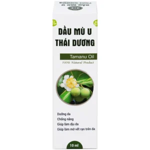 Dầu Mù U Thái Dương Đất Việt làm lành vết bỏng, hỗ trợ điều trị chàm, vảy nến, dưỡng ẩm (10ml)
