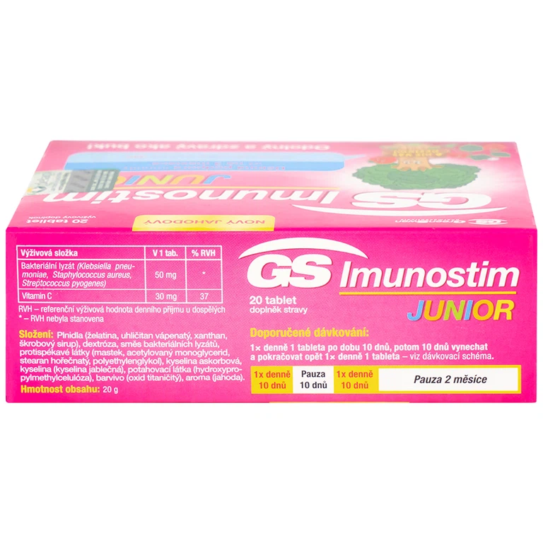 Viên ngậm GS Imunostim Junior tăng cường chức năng hệ miễn dịch (2 vỉ x 10 viên)