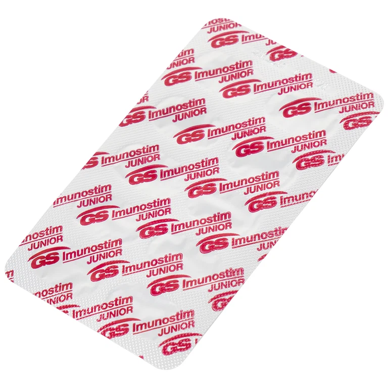 Viên ngậm GS Imunostim Junior tăng cường chức năng hệ miễn dịch (2 vỉ x 10 viên)