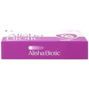 Viên uống Alisha Biotic For Women Happy Life bổ sung lợi khuẩn, hỗ trợ sức khoẻ nữ giới (3 vỉ x 10 viên)