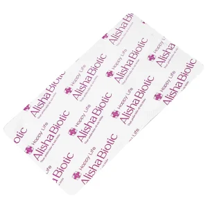 Viên uống Alisha Biotic For Women Happy Life bổ sung lợi khuẩn, hỗ trợ sức khoẻ nữ giới (3 vỉ x 10 viên)