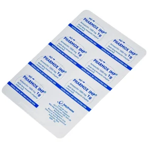Thuốc Pharmox IMP 1g Imexpharm điều trị nhiễm khuẩn (2 vỉ x 7 viên)