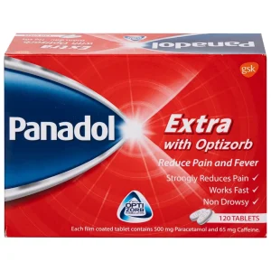 Viên nén Panadol Extra With Optizorb GSK giảm đau, hạ sốt nhanh, không gây buồn ngủ (12 vỉ x 10 viên)