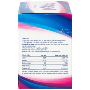 Bột Enzymax Kids hỗ trợ tăng cường tiêu hóa thức ăn (30 gói)