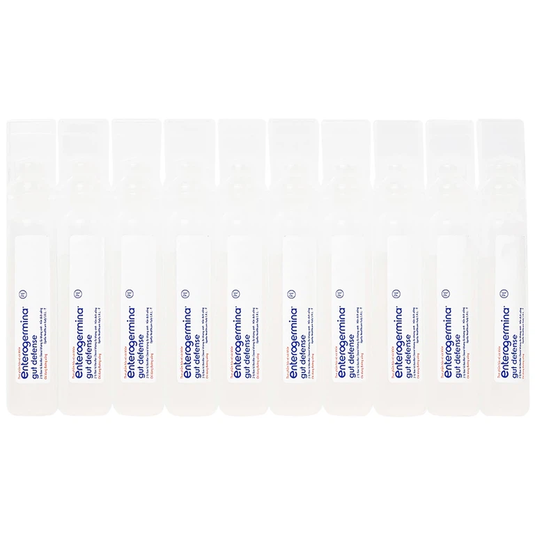 Hỗn dịch uống men vi sinh Enterogermina Gut Defense Sanofi tăng cường tiêu hóa, hỗ trợ bảo vệ đường ruột