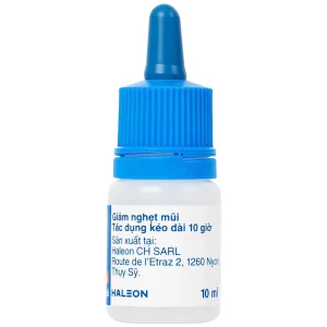 Thuốc nhỏ mũi Otrivin 0.1% GSK điều trị nghẹt mũi, sung huyết mũi họng (10ml)