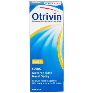 Thuốc xịt mũi Otrivin 0.05% GSK giảm triệu chứng nghẹt mũi, viêm mũi dị ứng (10ml)