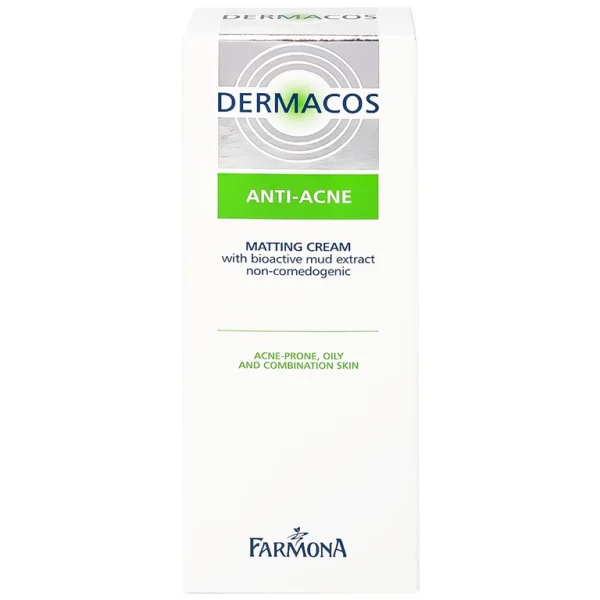Kem Dermacos Anti-Acne Matting Cream giảm nhờn, ngăn ngừa mụn (50ml)