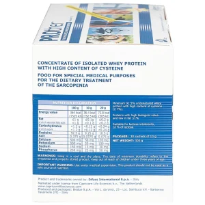 Bột dinh dưỡng y học Prother 10g Biodue Spa điều trị giảm khối lượng cơ do suy dinh dưỡng, lão hóa (30 gói)