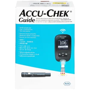 Máy đo đường huyết Accu-Chek Guide đo nhanh chóng chỉ với một nút bấm và an toàn