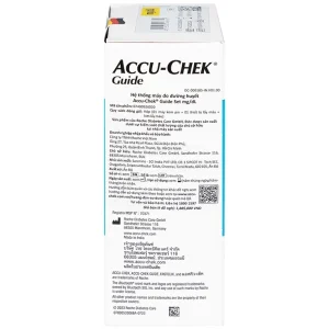 Máy đo đường huyết Accu-Chek Guide đo nhanh chóng chỉ với một nút bấm và an toàn