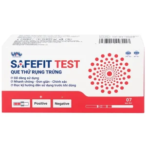 Que thử rụng trứng Safefit Test dùng để xác định ngày rụng trứng (7 que)