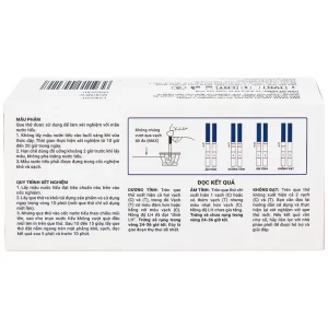Que thử rụng trứng Safefit Test dùng để xác định ngày rụng trứng (7 que)