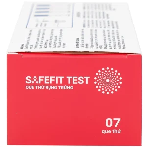 Que thử rụng trứng Safefit Test dùng để xác định ngày rụng trứng (7 que)