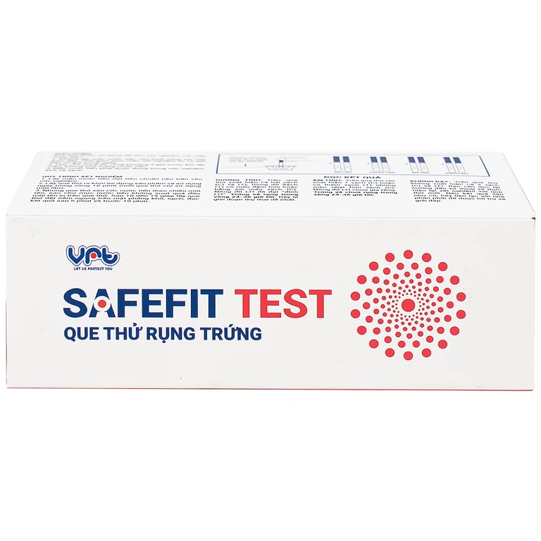 Que thử rụng trứng Safefit Test dùng để xác định ngày rụng trứng (7 que)