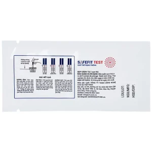 Que thử rụng trứng Safefit Test dùng để xác định ngày rụng trứng (7 que)