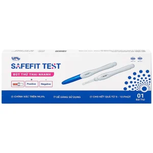 Bút thử thai nhanh Safefit cho kết quả nhanh với độ chính xác cao