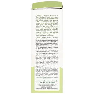 Dầu Massage Cho Bé Nourish & Care Baby Oil Coboté 50ml dưỡng ẩm, dịu vết công trùng cắn, giảm rôm sảy, cứt trâu