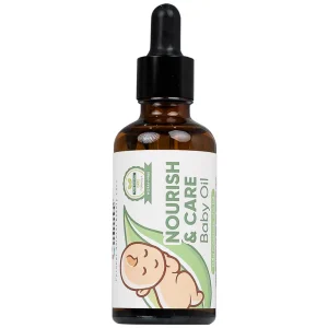 Dầu Massage Cho Bé Nourish & Care Baby Oil Coboté 50ml dưỡng ẩm, dịu vết công trùng cắn, giảm rôm sảy, cứt trâu