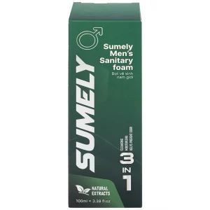 Bọt vệ sinh nam giới Sumely Men's Sanitary Foam giúp làm sạch, khử và ngăn chặn mùi vùng kín (100ml)